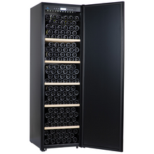 Load image into Gallery viewer, CaveCool Passion Mica - Freestanding Wine Cooler - 248 bottles - Single Zone Wine Fridge - Black Solid Door - 595mm Wide - CC248S-GD-1