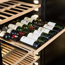 Load image into Gallery viewer, CELLA - 249 Bottle - Wine Ageing Cabinet - Freestanding - Single Temperature Zone - 119cm Wide - W300S-BLACK - Chilled Solution