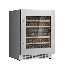 Load image into Gallery viewer, CELLA - 36 Bottle - Wine Fridge - Built In/Under counter - Dual Temperature Zone - Stainless Steel - 597mm Wide - W34-SSH - Chilled Solution