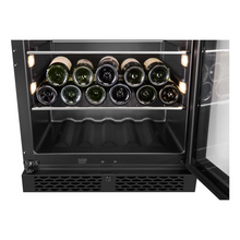 Load image into Gallery viewer, CELLA - 141 Cans - Freestanding Or Under Counter - 127L Beverage Cooler - Single Zone Drinks Fridge - 595mm Wide - BV46S-BLACK - Chilled Solution
