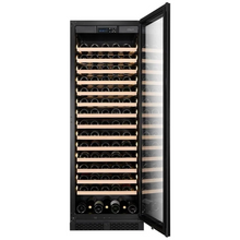 Load image into Gallery viewer, CELLA - 161 Bottle - Freestanding Or Built In Wine Cabinet - Single Zone Wine Cooler - 595mm Wide - FWS163-BLACK - Chilled Solution