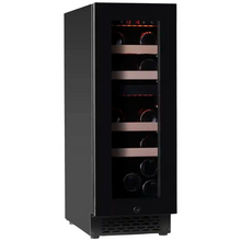 Load image into Gallery viewer, Pevino Majestic 17 bottles - Duel Zones - Wine Cooler - Black Glass Front Door - Built In - Wine Fridge - PNG20D-HHB - 295mm Wide