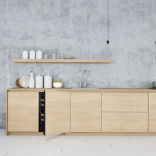 Load image into Gallery viewer, Pevino Majestic - 39 bottles - wine cooler - duel zone - kitchen door - wine fridge - PNG46DK-HHB - 595mm wide - chilledsolution