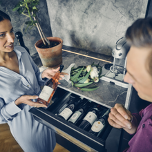 Load image into Gallery viewer, Dometic DrawBar 5C - 5 Bottles - Single Temperature Zone - Wine Draw - Integrated Wine Cooler - Clear Glass Door - 597mm Wide - Chilled Solution