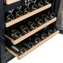 Load image into Gallery viewer, BODEGA43 - 40 Bottle - Dual Zone - Freestanding or Built In Wine Cooler - 595mm Wide - Black - B4340