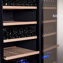 Load image into Gallery viewer, BODEGA43 - 180 Bottle - Dual Zone - Freestanding Wine Cooler - 595mm Wide - Black - B43180