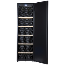 Load image into Gallery viewer, CaveCool Passion Mica - Freestanding Wine Cooler - 248 bottles - Single Zone Wine Fridge - Black Solid Door - 595mm Wide - CC248S-GD-1