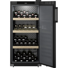 Load image into Gallery viewer, Liebherr WPbl 4201 GrandCru - Freestanding - Wine Cabinet - Single Zone - 141 Bottles - Solid Black Door - 597mm Wide - Chilled Solution