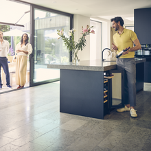 Load image into Gallery viewer, Dometic D46B – Freestanding | Built-In Wine Cooler – 595mm Wide – 46 Bottles – Black Glass Finish – Dual Temperature Zone – Wine Fridge – 9620000648 | Chilled Solution