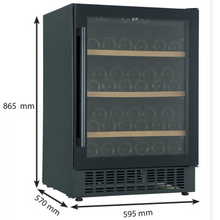Load image into Gallery viewer, Cavecool Affection Jargon - Essential Edition - 54 bottles - 1 zone - Freestanding or Built In - Black - Chilled Solution