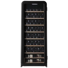 Load image into Gallery viewer, Cavecool Retro Halite- 76 bottle - Single Zone - Wine Fridge - Freestanding - 610mm Wide - Black -  CC208SB - Chilled Solution