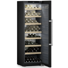 Load image into Gallery viewer, Liebherr WSbsi 5252 Vinidor - 155 Bottle - Freestanding Wine Cabinet - Two Zone Wine Cooler - 597mm Wide - Solid Black Door - Chilled Solution