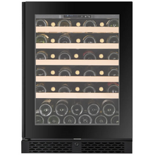 Load image into Gallery viewer, CELLA - 46 Bottle - Freestanding Or Built In Wine Cabinet - Single Zone Wine Cooler - 595mm Wide - W46S-BLACK - Chilled Solution