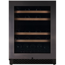 Load image into Gallery viewer, Pevino - PNG46D-HHBS - Built in Wine cooler / Wine Fridge - 39 bottles - Dual zones - Black steel - 595mm Wide - chilledsolution