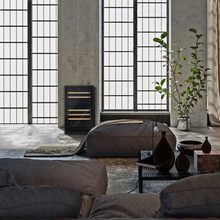 Load image into Gallery viewer, Pevino PNG88D-HHB - Dual Zone Wine Cooler - Built In Wine Fridge - 74 Bottles - Black glass front - 595mm Wide - chilledsolution