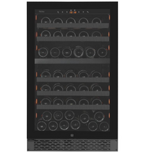 Load image into Gallery viewer, Pevino PNG88D-HHB - Dual Zone Wine Cooler - Built In Wine Fridge - 74 Bottles - Black glass front - 595mm Wide - chilledsolution
