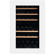Load image into Gallery viewer, Pevino Pl48D-WP - Integrated Wine Cooler - Push Open 42 bottles - Dual zone wine fridge - White glass front - 595mm Wide - chilledsolution
