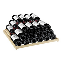 Load image into Gallery viewer, Artevino Oxygen - 182 bottles - Freestanding Wine Cabinet - Single Zone Wine Cooler - Black glass door - 680mm Wide - OXM1T182NVND - chilledsolution