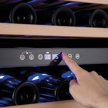 Load image into Gallery viewer, Amica 46 Bottles - Dual Zone -  Freestanding/Under Counter/Built In Wine Cooler - 595mm Wide -  AWC600SS - Stainless Steel