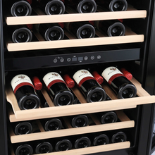 Load image into Gallery viewer, Amica 46 Bottles - Dual Zone -  Freestanding/Under Counter/Built In Wine Cooler - 595mm Wide -  AWC600SS - Stainless Steel