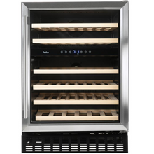 Load image into Gallery viewer, Amica 46 Bottles - Dual Zone -  Freestanding/Under Counter/Built In Wine Cooler - 595mm Wide -  AWC600SS - Stainless Steel
