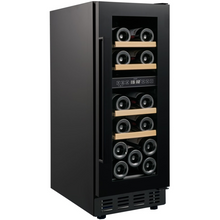 Load image into Gallery viewer, Products Cavin Arctic Collection 30D - Built In Wine Cooler - Dual Zone - 17 Bottles - 295mm Wide - Black Glass