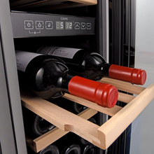 Load image into Gallery viewer, Products Cavin Arctic Collection 30D - Built In Wine Cooler - Dual Zone - 17 Bottles - 295mm Wide - Black Glass