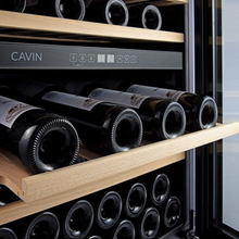 Load image into Gallery viewer, Products Cavin Artic collection 60D - Built In Wine Cooler - Dual Zone - 44 Bottles - 595mm Wide - Black - ACD60FGB