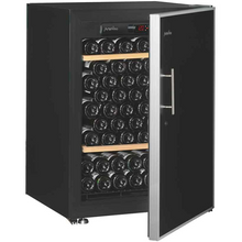 Load image into Gallery viewer, Artevino Oxygen - 98 bottles - Single zone Freestanding Wine Cabinet OXP1T98NPD - Solid door - Black - 680mm Wide - chilledsolution