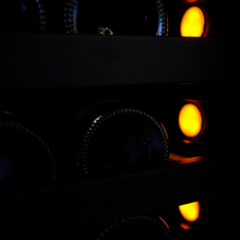 Load image into Gallery viewer, Pevino Giant 300 - Single Zone Wine Cooler - Freestanding Wine Fridge - 267 Bottles - 750mm Wide - Black Glass - PG300S-B - chilledsolution