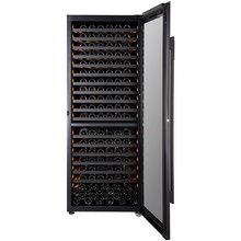 Load image into Gallery viewer, Pevino Giant 300 - Dual Zone Wine Cooler - Freestanding Wine Fridge - 254 Bottles - 750mm Wide - Black Glass - PG300S-B-1 - chilledsolution