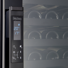 Load image into Gallery viewer, Pevino Giant 300 - Dual Zone Wine Cooler - Freestanding Wine Fridge - 254 Bottles - 750mm Wide - Black Glass - PG300S-B-1 - chilledsolution