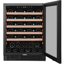 Load image into Gallery viewer, Pevino PNG46S-HHB Wine Fridge - 46 bottle - Single zone - Built In - wine cooler - 595mm - Black glass front - chilledsolution