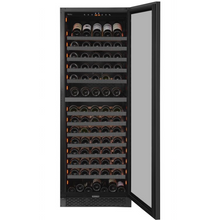 Load image into Gallery viewer, Pevino PNG180D-HHB Wine Fridge - Dual Zone Wine Cooler - 150 Bottles - Black glass front - 595mm Wide - chilledsolution