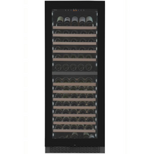Load image into Gallery viewer, Pevino PNG180D-HHB Wine Fridge - Dual Zone Wine Cooler - 150 Bottles - Black glass front - 595mm Wide - chilledsolution