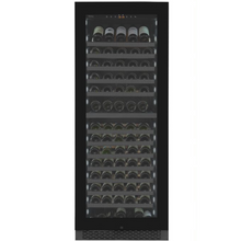 Load image into Gallery viewer, Pevino PNG180D-HHB Wine Fridge - Dual Zone Wine Cooler - 150 Bottles - Black glass front - 595mm Wide - chilledsolution
