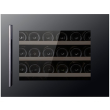 Load image into Gallery viewer, Pevino PI24S-B Wine Fridge - 24 bottles - Single zone Integrated wine cooler - 550mm Wide - Black glass front - chilledsolution