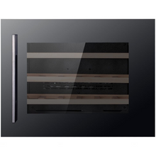 Load image into Gallery viewer, Pevino PI24S-B Wine Fridge - 24 bottles - Single zone Integrated wine cooler - 550mm Wide - Black glass front - chilledsolution