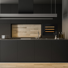 Load image into Gallery viewer, Pevino Pl24S-BP - Integrated Wine Cooler / Wine Fridge - Push Open 24 bottles - Single zone - Black Glass Front - 592mm Wide - chilledsolution