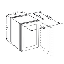 Load image into Gallery viewer, Liebherr ZKes 453 Humidor - Freestanding or Wall Mounted - Cigar Humidor - 425mm Wide - chilledsolution