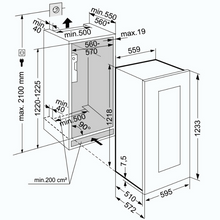 Load image into Gallery viewer, Liebherr EWTgb 2383 Vinidor Black - Integrated - Wine Cabinet - Dual Zone - 51 Bottles - 560mm Wide - chilledsolution