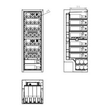 Load image into Gallery viewer, Cavin Northern Collection 39 Black - Freestanding Wine Cooler - Dual Zone Temperature - 400mm Wide - 39 Bottles - Black - 	NC-39B