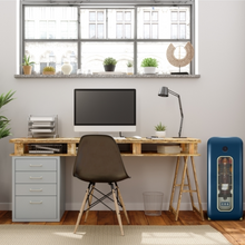Load image into Gallery viewer, CDA Nancy Dark Skies Retro - 13 Bottle - Freestanding Drinks Cooler - Single Temperature Zone - Wine Cooler - Blue - 36cm Wide - Chilled Solution
