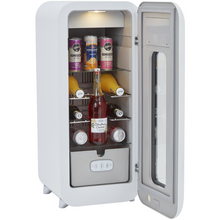 Load image into Gallery viewer, CDA Nancy Cotton Retro - 13 Bottle - Freestanding Drinks Cooler - Single Temperature Zone - Wine Cooler - White - 36cm Wide - Chilled Solution 
