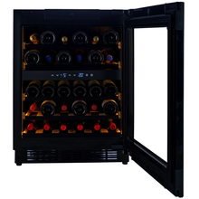Load image into Gallery viewer, CELLA - 36 Bottle - Wine Fridge - Built In/Under counter - Dual Temperature Zone - Black - 597mm Wide - W34B-TO - Chilled Solution
