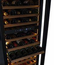 Load image into Gallery viewer, CELLA - 96 Bottle - Wine Fridge - Integrated Wine Cooler - Dual Temperature Zone - Black - 595mm Wide - W96B-TO - Chilled Solution
