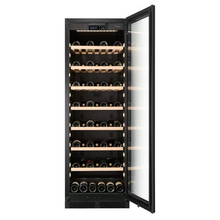 Load image into Gallery viewer, CELLA - 102 Bottle - Freestanding Or Built In Wine Cabinet - Single Zone Wine Cooler - 595mm Wide - W122S-BLACK - Chilled Solution 
