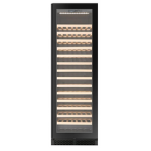 Load image into Gallery viewer, CELLA - 110Bottle - Freestanding Or Built In Wine Cabinet - Single Zone Wine Cooler - 595mm Wide - FWS122S-BLACK - Chilled Solution
