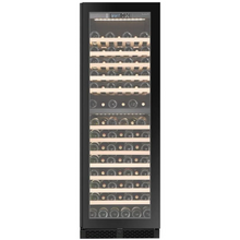 Load image into Gallery viewer, CELLA - 101 Bottle - Freestanding Or Built In Wine Cabinet - Dual Zone Wine Cooler - 595mm Wide - FWS93D-BLACK - Chilled Solution 
