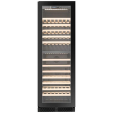 Load image into Gallery viewer, CELLA - 101 Bottle - Freestanding Or Built In Wine Cabinet - Dual Zone Wine Cooler - 595mm Wide - FWS93D-BLACK - Chilled Solution 
